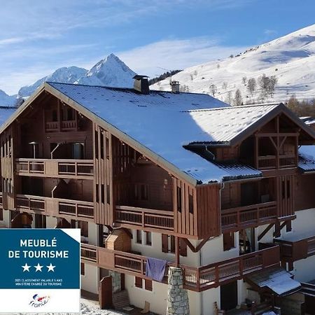 דירות לס דה-אלפס T2 Meuble Tourisme 3 Etoiles, Pied Des Pistes-Parking Prive Avec Balcon Et Superbe Vue מראה חיצוני תמונה